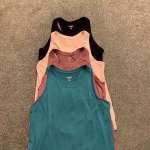 Old Navy Active go-dry tank tops (4 PACK)
